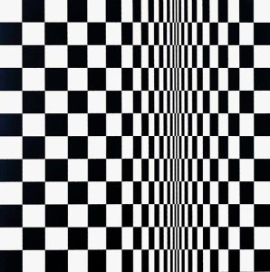 Bridget Riley, Movement in Squares, 1962. Arts Council Collection, Southbank Centre, London © Bridget Riley 2013. All rights reserved, courtesy Karsten Schubert, London 