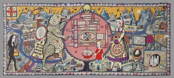 'Map of Truth and Beliefs' (2011), Grayson Perry © Grayson Perry, Paragon Press and Victoria Miro, London