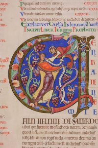 (detail; 1150–80), Winchester Bible, fol. 148r.