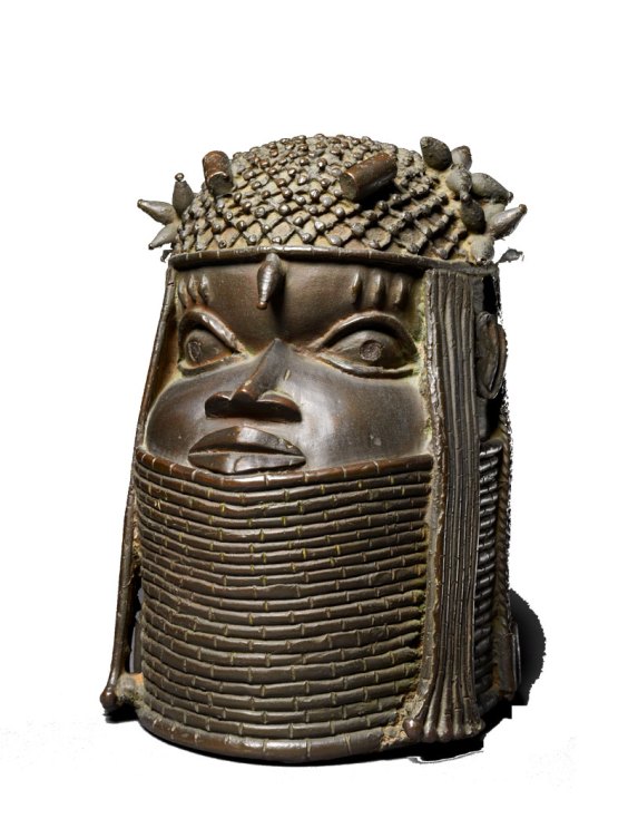 Commemorative Head of a King (16th–17th century,) Benin.