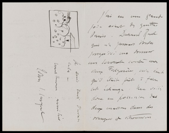 John Singer Sargent to Claude Monet from 33 Tite St., London, re his acquisition of a Monet ( Sept 1 1897), John Singer Sargent. Museum of Fine Arts, Boston