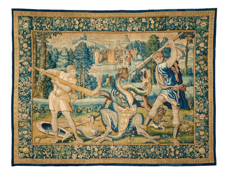 Tapestry from the series “The Labours of Heracles” produced under Michiel van Orley, Oudenaarde (c. 1550/65)