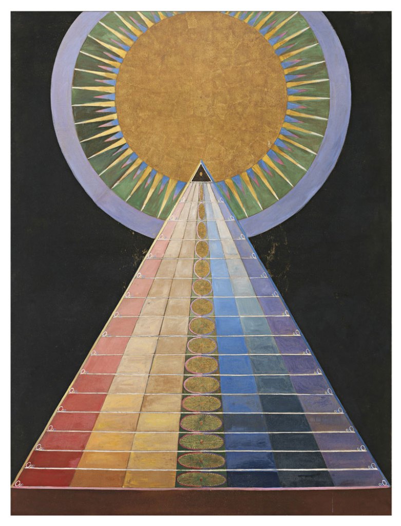 Group X, No. 1. Altarpiece, by Hilma af Klint.