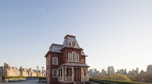 Installation view of The Roof Garden Commission: Cornelia Parker, Transitional Object