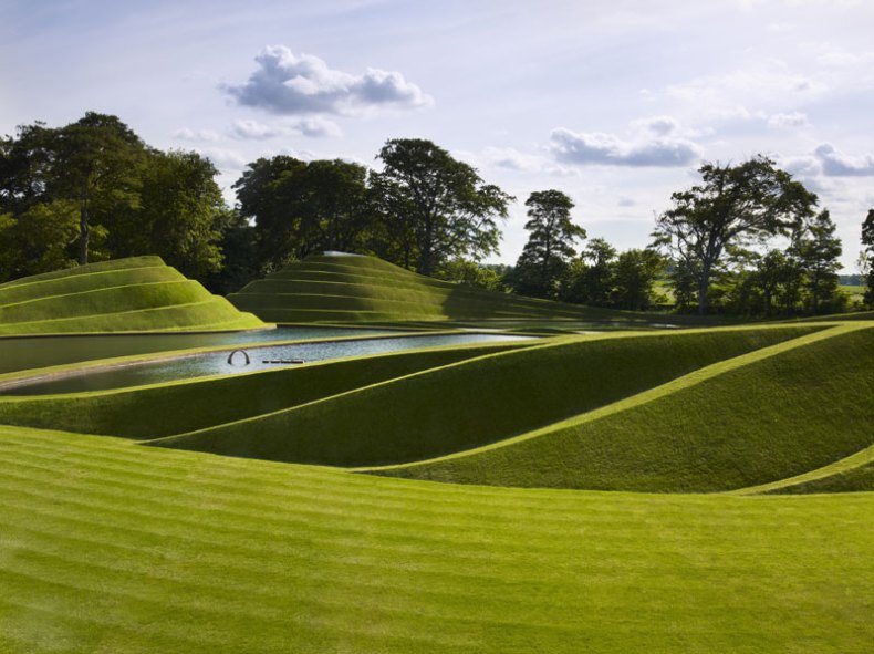 Life Mounds (2005–present), Charles Jencks, at Jupiter Artland