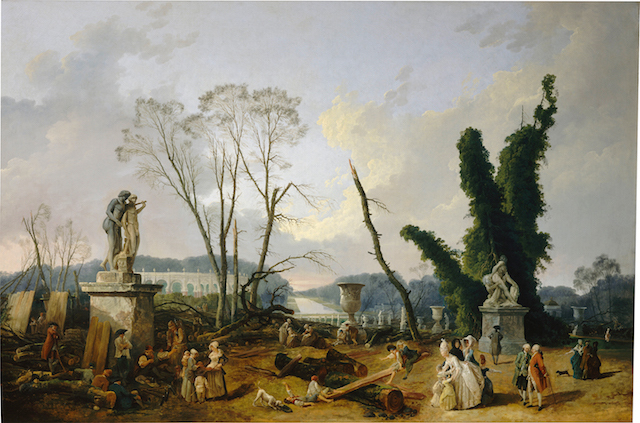 View of the Tapis Vert at Versailles