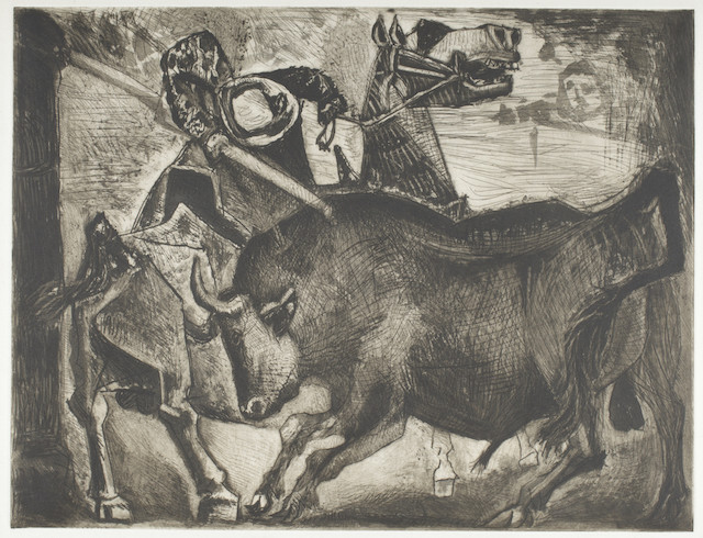 Taureau et Picador