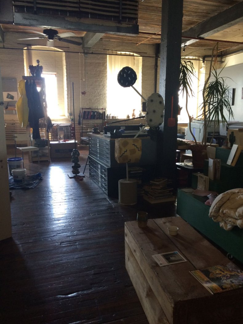 Artist studios at the High Tide gallery, Philadelphia