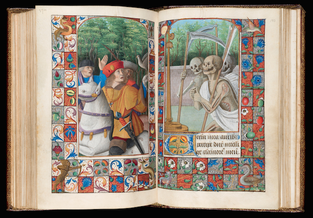 Book of Hours, Use of Rome, The Three Living and the Three Dead