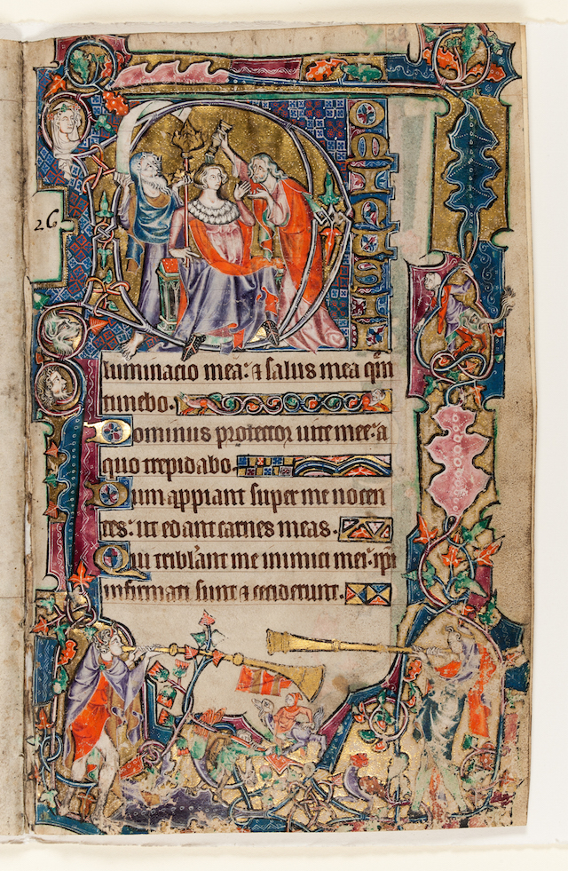 The Macclesfield Psalter, The Anointing of David