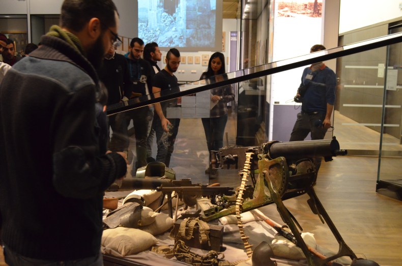 Participants in the Multaqa scheme at the Deutsches Historisches Museum.