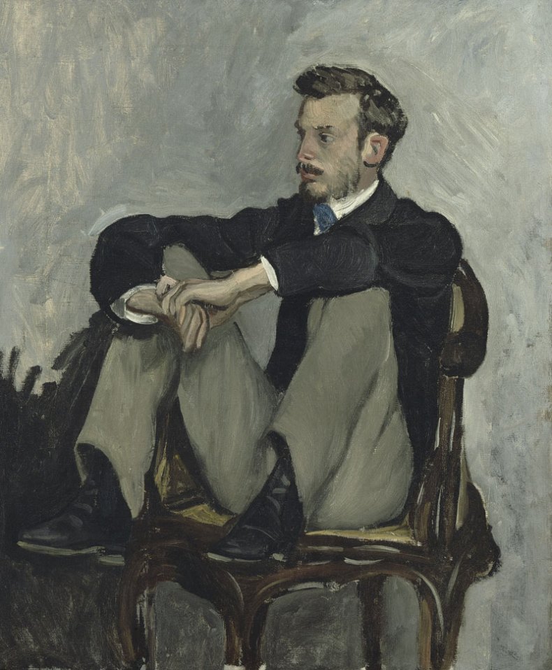 Pierre Auguste Renoir (c.1868–69), Frédéric Bazille. © Musée d'Orsay, Dist. RMN-Grand Palais / Patrice Schmidt
