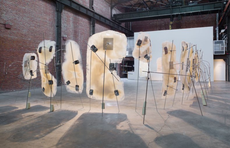 RETAINER, installation view, Sculpture Center, New York, 2013, Nairy Baghramian. Galerie Buchholz, Berlin/Cologne