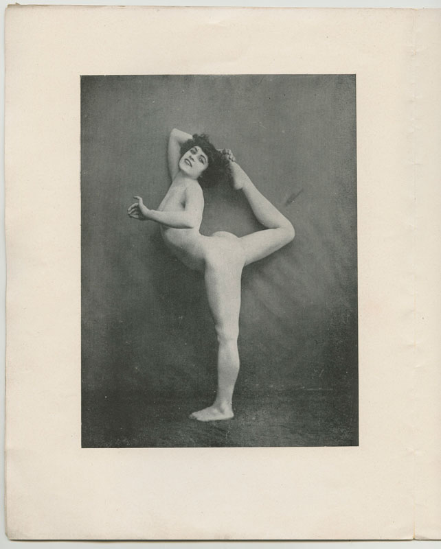 Le nu académique journal of 1905 showing the newly discovered photos of Alda Moreno in the pose of ‘Dance Movement A’ (30 June 1905). © Agence photographique du musée Rodin - Pauline Hisbacq