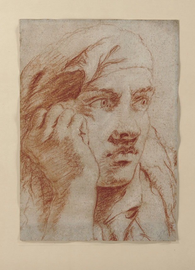 Head of a Young Man, (c. 1750-60), Giovanni Battista Tiepolo