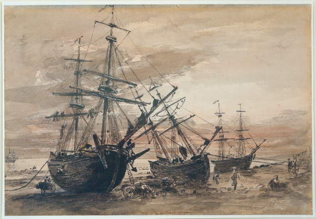 Coal Brigs on Brighton Beach, (1824), John Constable. Courtesy of the National Trust