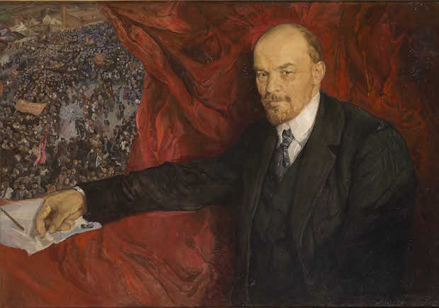 V.I.Lenin and Manifestation (1919), Isaak Brodsky. Photo © Provided with assistance from the State Museum and Exhibition Center ROSIZO