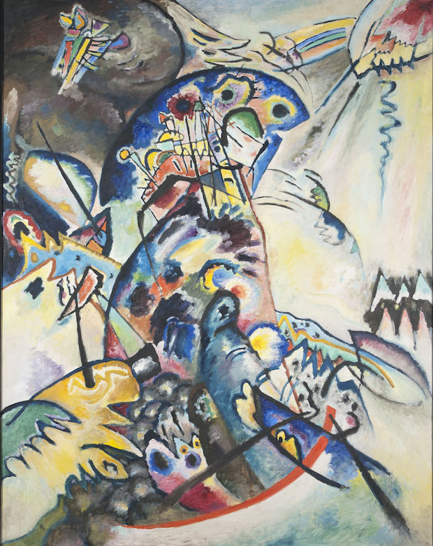 Blue Crest (1917), Wassily Kandinsky. Photo © 2016, State Russian Museum, St. Petersburg