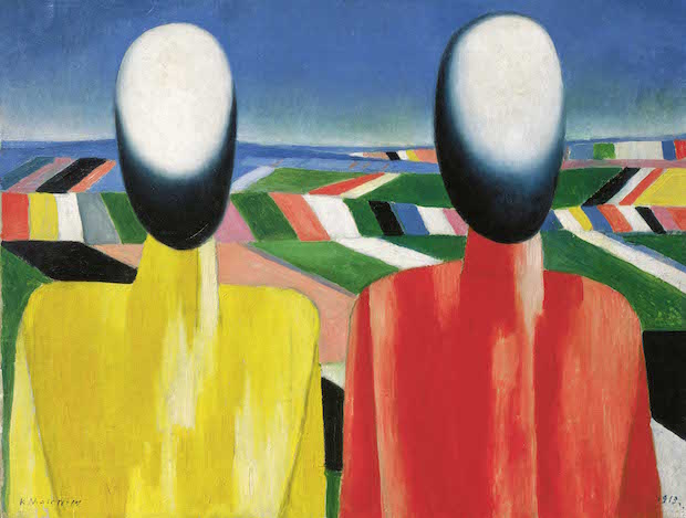 Peasants (c. 1930), Kazimir Malevich. Photo © 2016, State Russian Museum, St. Petersburg
