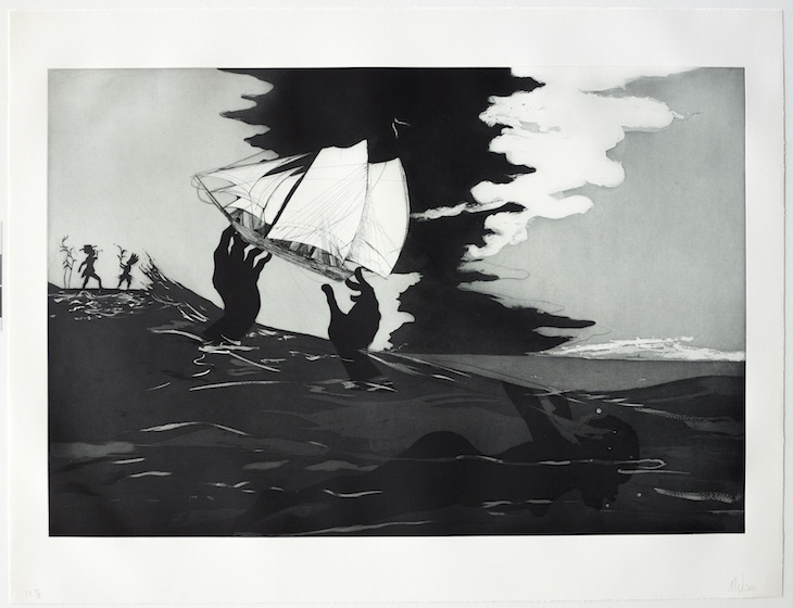 no world from An Unpeopled Land in Uncharted Waters (2010), Kara Walker. © Kara Walker. Reproduced by permission of the artist