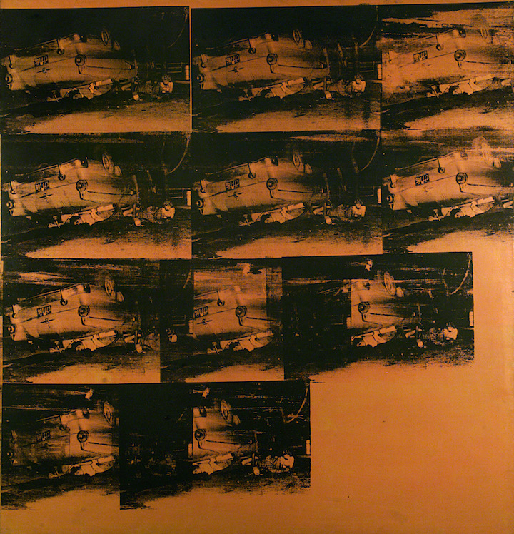 Orange Car Crash Fourteen Times (1963), Andy Warhol. © 2017 Andy Warhol Foundation for the Visual Arts / Artists Rights Society (ARS), New York