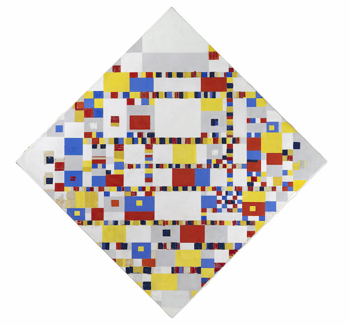 Victory Boogie Woogie (1942–44), Piet Mondrian. Courtesy of the Gemeentemuseum Den Haag