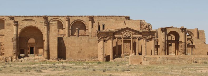 The UNESCO-listed ancient city of Hatra, south of Mosul, on 27 April 27. Iraqi forces retook the archeological site from ISIS militants. Photo: AHMAD AL-RUBAYE/AFP/Getty Images