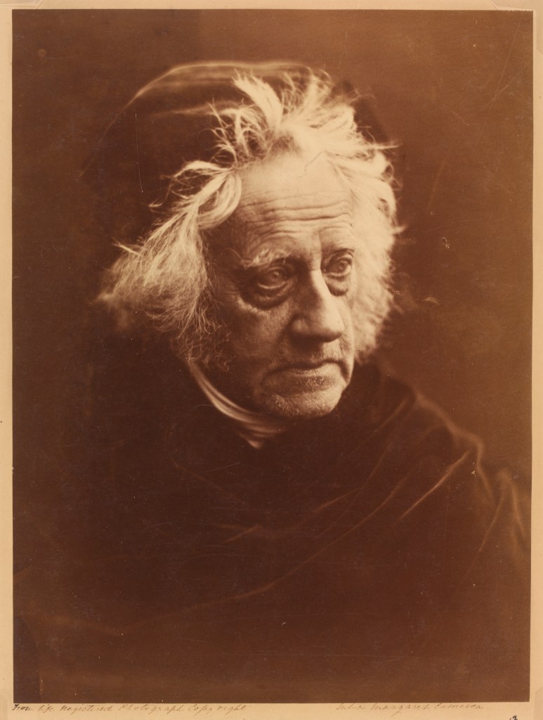 John Frederick William Herschel, (1867), Julia Margaret Cameron. Victoria and Albert Museum 