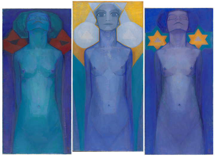 Evolution (1911), Piet Mondrian. Courtesy of the Gemeentemuseum Den Haag
