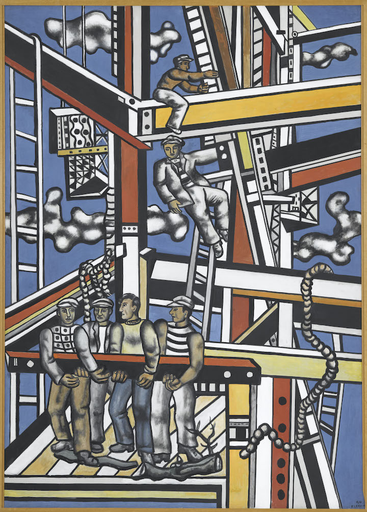 Les constructeurs (état définitif) (1950), Fernand Léger. Photo © RMN-Grand Palais (musée Fernand Léger)/Gérard Blot. © ADAGP, Paris, 2017