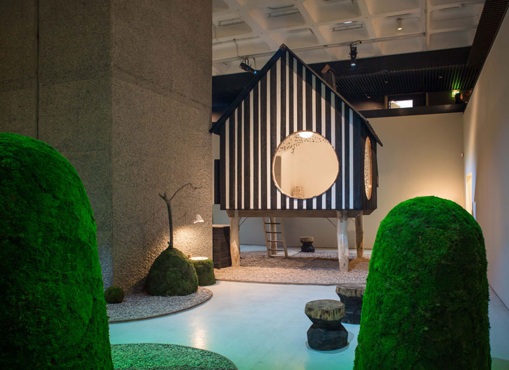 'The Japanese House: Architecture and Life after 1945', installation view at the Barbican Art Gallery, London. Photo: Ben Tynegate
