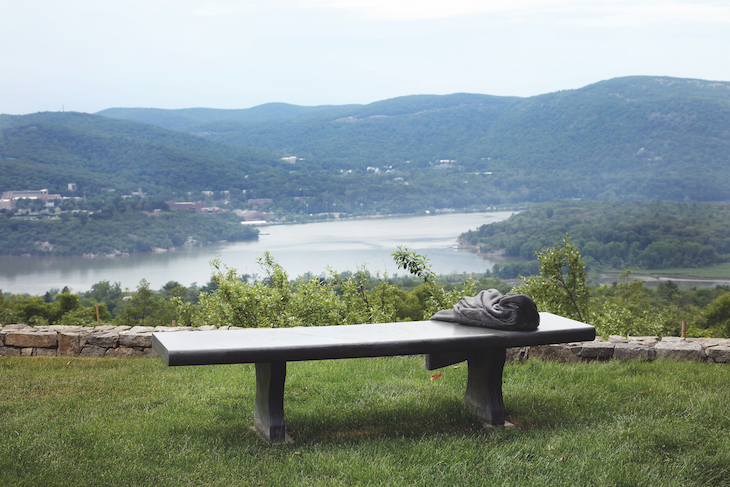 Installation view of Panchina (2008–09) by Domenico Bianchi, commissioned for the 2009 Olnick Spanu Art Program