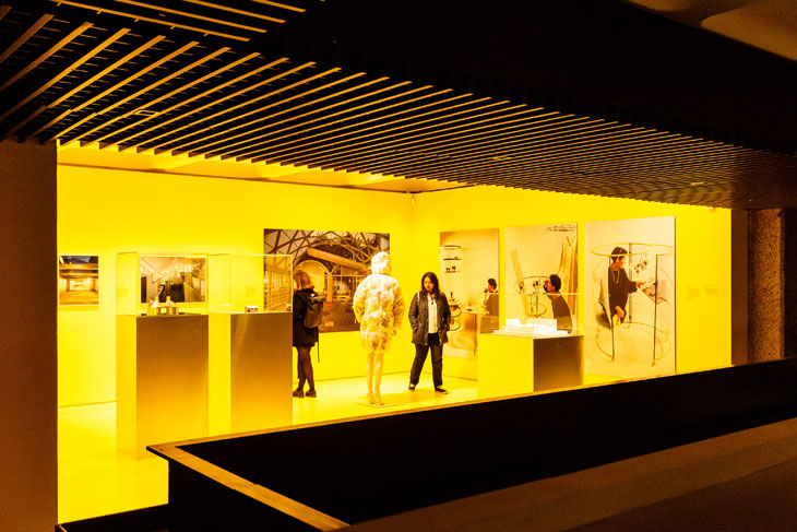 'The Japanese House: Architecture and Life after 1945', installation view at the Barbican Art Gallery, London. Photo: Miles Willis / Getty Images
