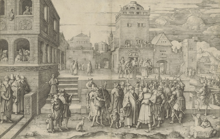 The Large Ecce Homo (1510), Lucas van Leyden. © Staatliche Graphische Sammlung München