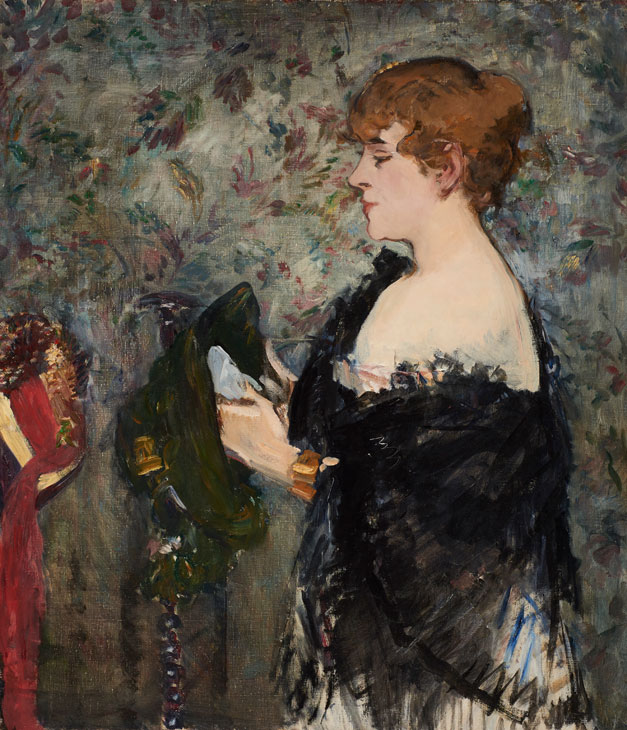 At the Milliner's (La Modiste) (1881), Édouard Manet. Image courtesy the Fine Arts Museums of San Francisco