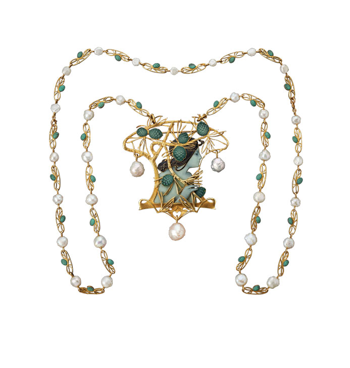 Necklace (c. 1899–1900), René Lalique. Wartski at Masterpiece London