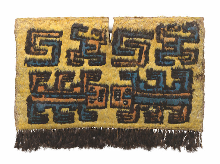 Tabard with lizard-like creatures, 500–750 AD, Nasca, Peru, South Coast. Virginia Museum of Fine Arts, Richmond