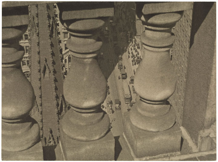 Manhatta – Through a Balustrade (1920), Charles Sheeler. © The Lane Collection; courtesy of Museum of Fine Arts, Boston