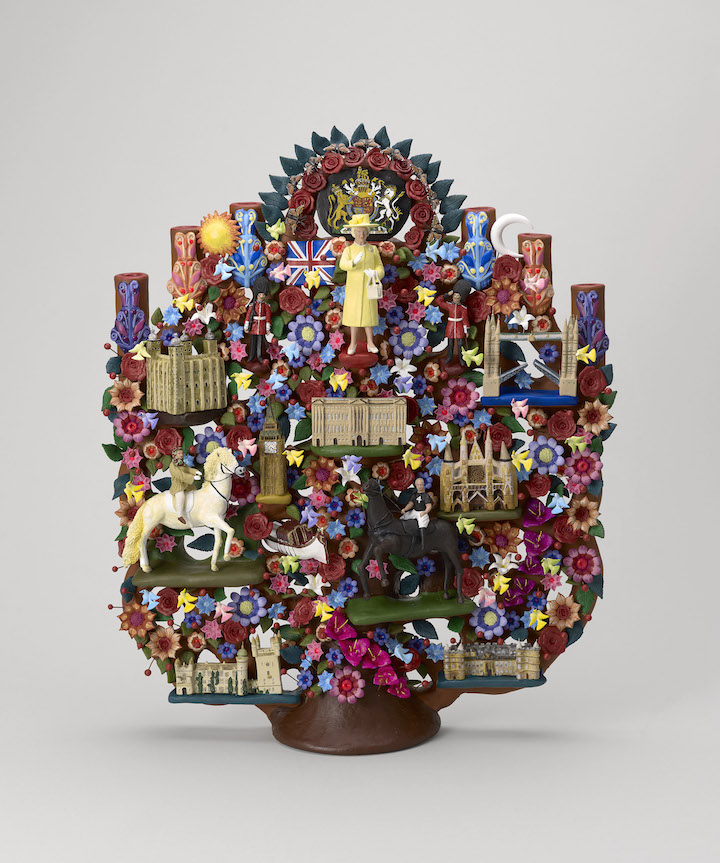 Tree of Life presented to Her Majesty The Queen by President Enrique Peña Nieto of Mexico during his State Visit to the United Kingdom, 3-5 March 2015. Royal Collection Trust / © Her Majesty Queen Elizabeth II 2017