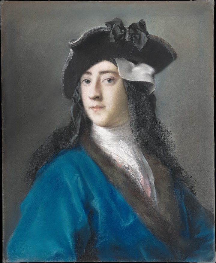 Gustavus Hamilton (1710–1746), Second Viscount Boyne, in Masquerade Costume (1730–31), Rosalba Carriera. Courtesy of the Metropolitan Museum of Art