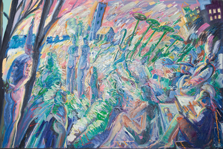 Yellow Morning (1986), Carlos Almaraz. © Carlos Almaraz Estate. Photo courtesy AltaMed Health Services Corporation Art Collection, Los Angeles