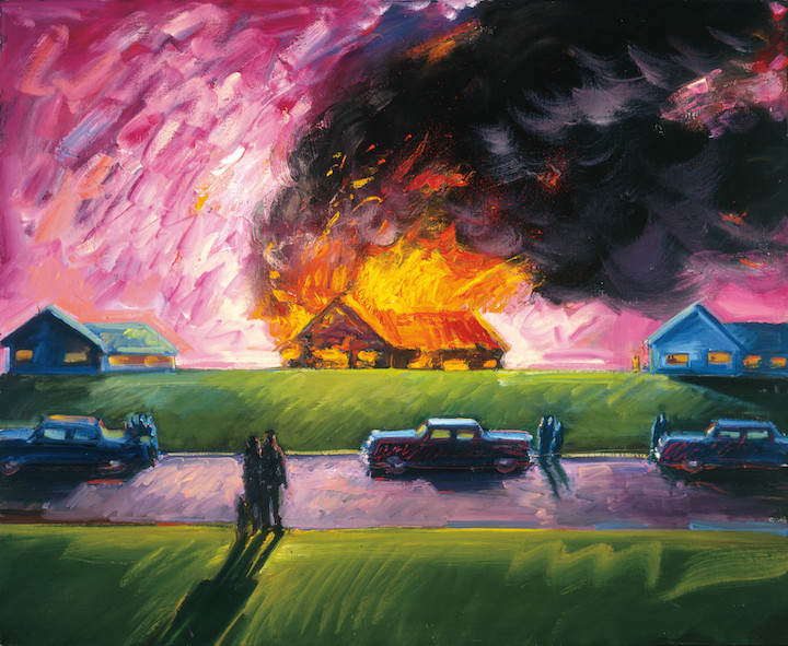 Suburban Nightmare (1983), Carlos Almaraz. © Carlos Almaraz Estate. Photo by Bliss Photography