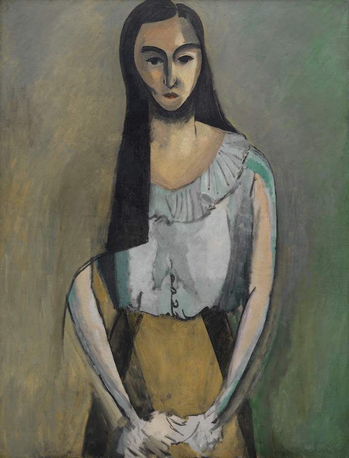 The Italian Woman (1916), Henri Matisse. Photo © The Solomon R. Guggenheim Foundation/Art Resource, NY © Succession H. Matisse/DACS 2017
