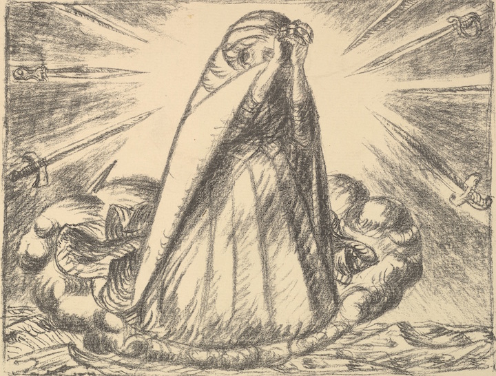 Dona Nobis Pacem (Give Us Peace) (1916), Ernst Barlach. The Metropolitan Museum of Art