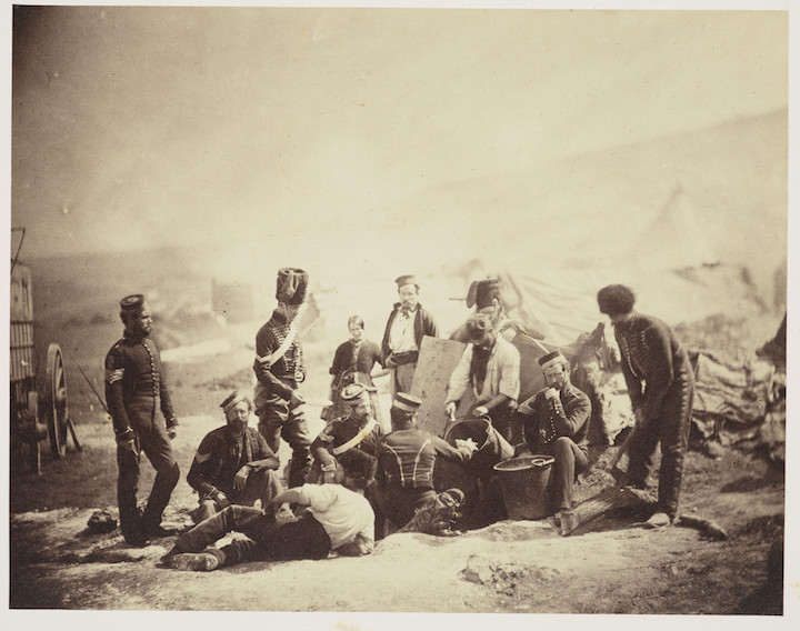 8th Hussars Cooking Hut (1855), Roger Fenton. Royal Collection Trust © Her Majesty Queen Elizabeth II 2017