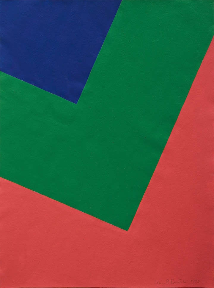 Untitled (1950), Leon Polk Smith. Courtesy of Blanton Museum of Art, The University of Texas at Austin