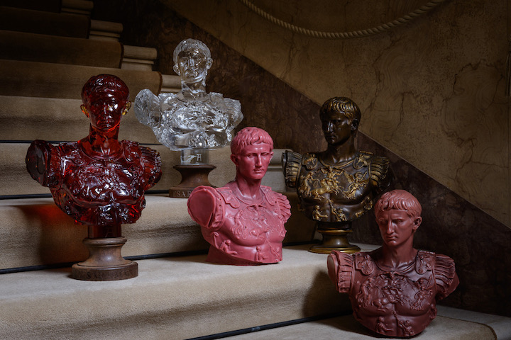 Augusto (in glass, wax, and bronze) Gilberto Arrivabene. Photo: Andrea Avezzu