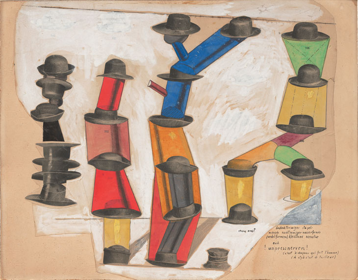 The Hat Makes the Man (C’est le chapeau qui fait l’homme) (1920), Max Ernst. The Museum of Modern Art, New York © 2017 Artists Rights Society (ARS), New York / ADAGP, Paris