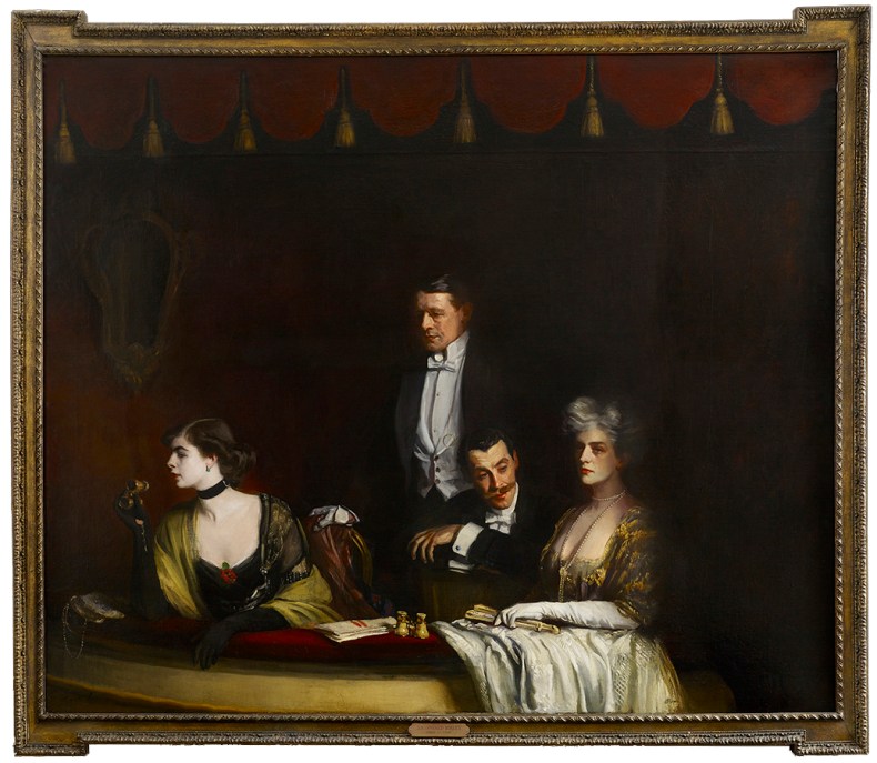 The Theatre Box, (1910), Oswald Birley, private collection