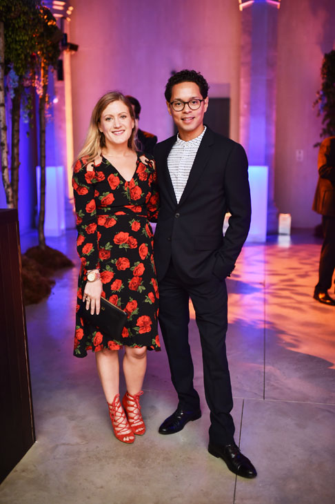 Georgina Borthwick and Aaron Cezar at the Apollo 40 Under 40 Global launch party. © Nick Harvey